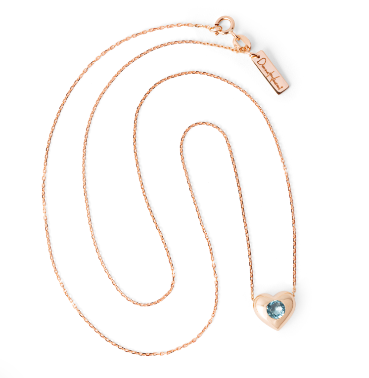 I Carry Your Heart Necklace - Pink Gold