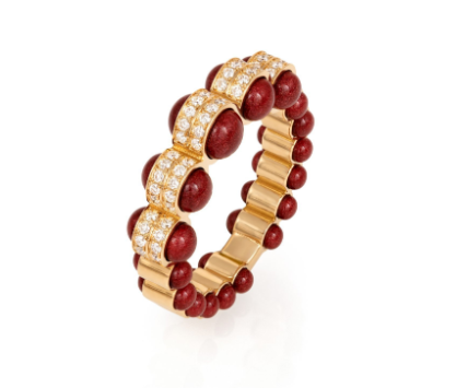 THE BURGUNDY RUBIDIUM RING – SIZE 3