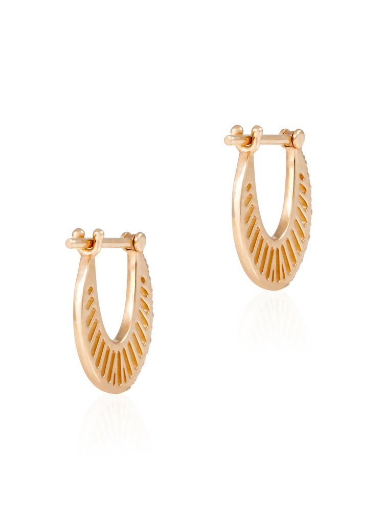 Single Flat Ray Hoop – Size 2