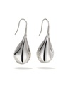 Large Drope Earrings- Silver