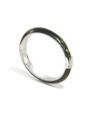 Essential Stacking Bangle Moss Agate 