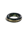 Essential Gem Stacking Ring - Green Moss Agate