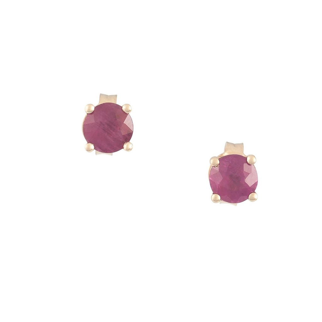 Garden Of Eden Ruby Earrings 