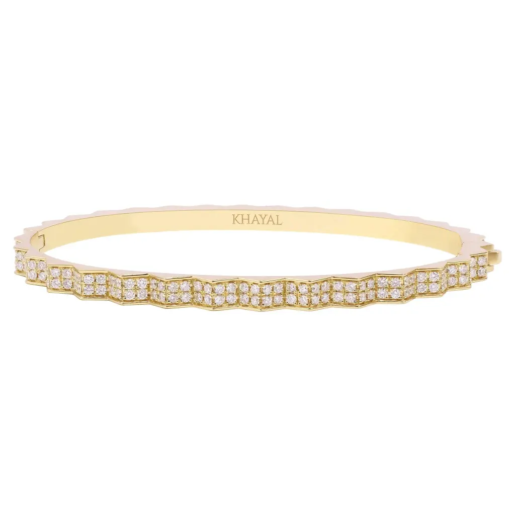 The Muse Diamond Bangle