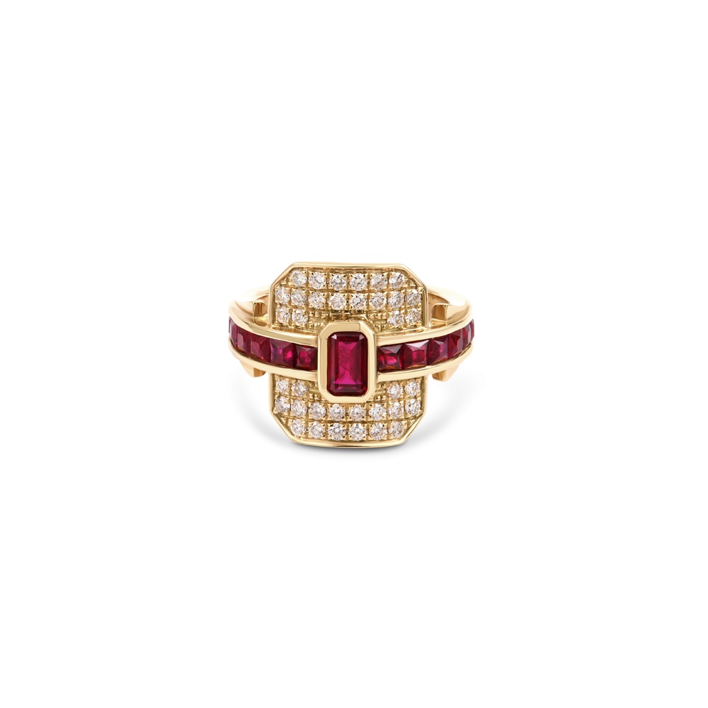 Ring Shield Rubies