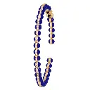 The Cobalt Navy Enamel Bangle - Small