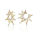 Starburst Crescent Earrings