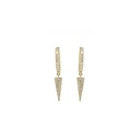 Spike Diamond Hoop Earring