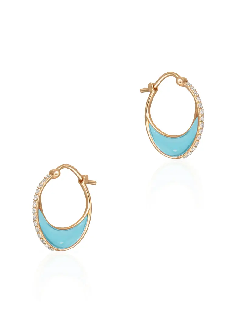 Bloop Moon Earrings