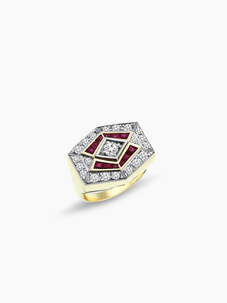 ILLUSION CHIMERA RUBY RING