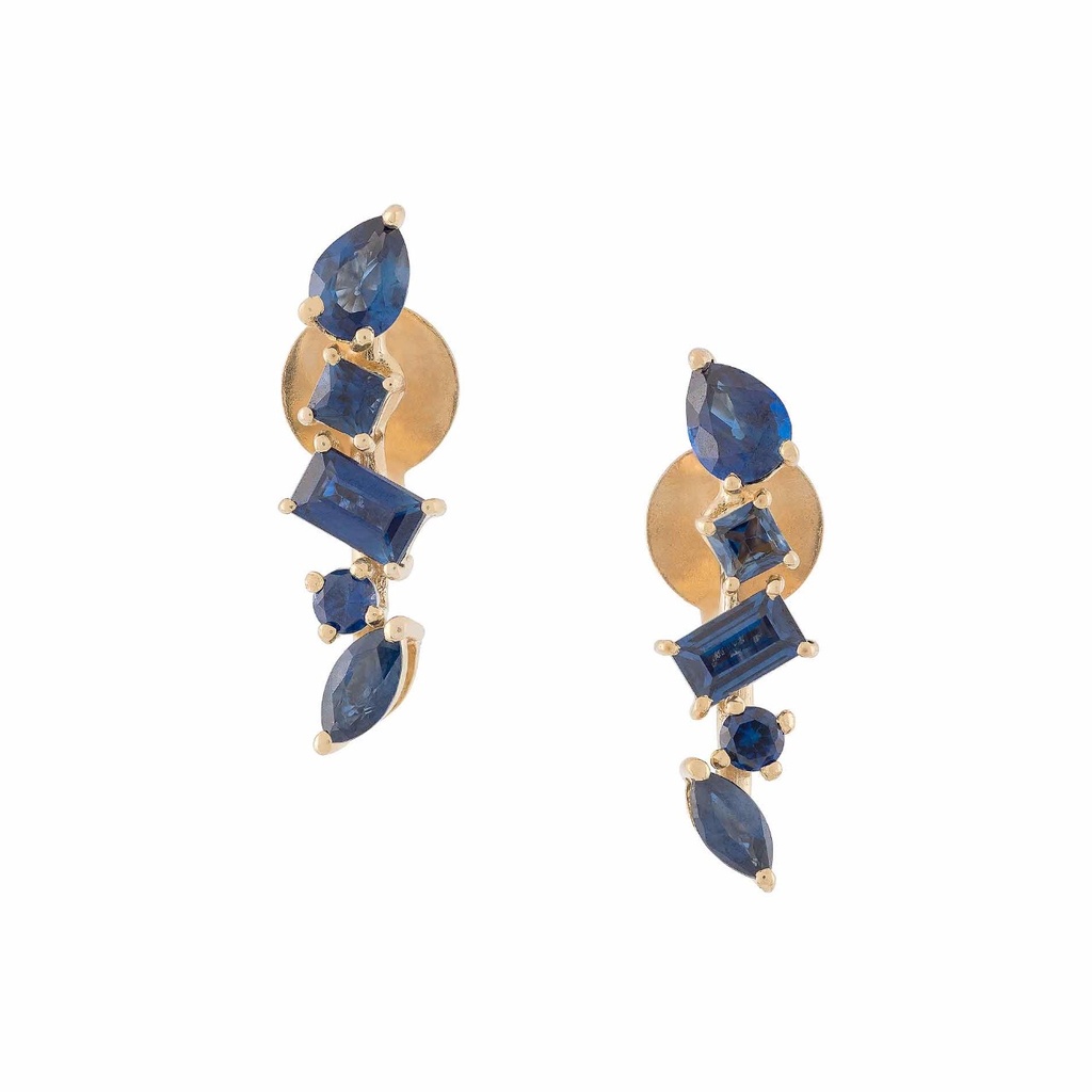 Blue Sapphire Earrings