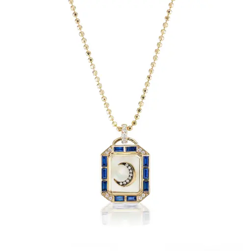 [FOR317-MOPDIA] La Luna Mini Tarot Necklace