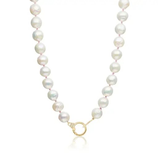 [SORPRLBDDBL] Pearl Beaded Necklace - Blue