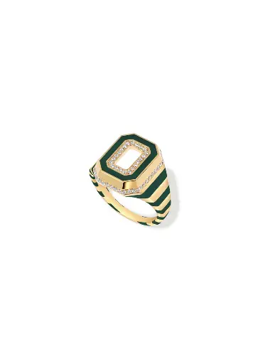 Azar State Green Signet Ring