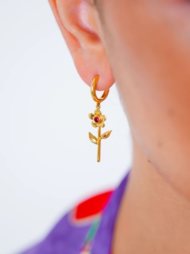 Single Flower Earring