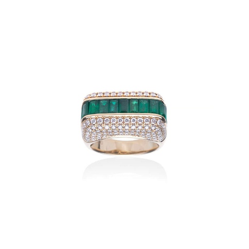 Ring Empress Emeralds
