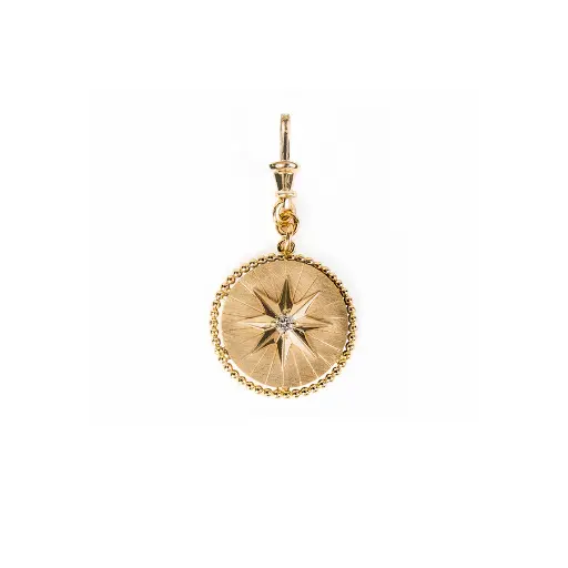 North Star Diamond Charm