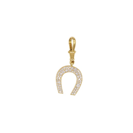 [DIAHORSHOECHARM] Diamond Horseshoe Charm