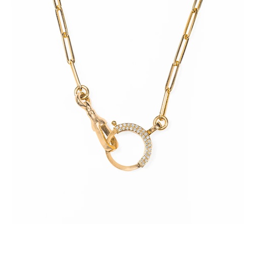 [BRWNDIACHAIN] Felicity Diamond Round Chain