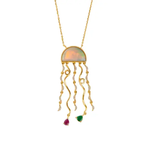 [KL-CONSJLYFSHNKL] Jellyfish Necklace