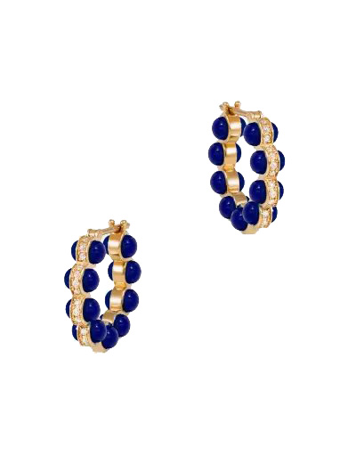 [LN-18KER2BLDIA] The Cobalt Earring- size 3