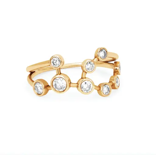 [VIRGDIARG] Virgo Diamond Constellation Ring