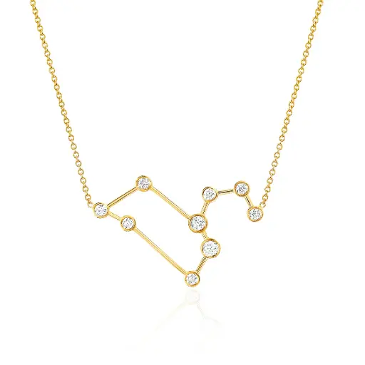 [LEODIANKL1618] Leo Constellation Necklace