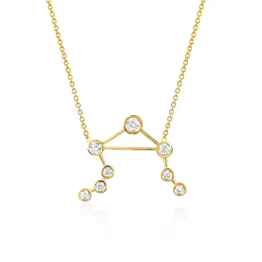 [LIBRADIANKL1618] Libra Constellation Necklace