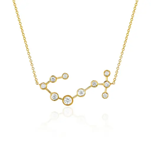 [SCORPDIANKL1618] Scorpio Constellation Necklace