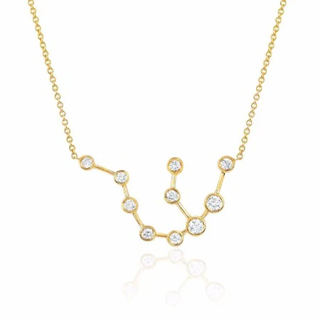 [AQUADIANKL1618] Aquarius Constellation Necklace