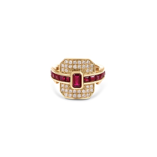Ring Shield Rubies