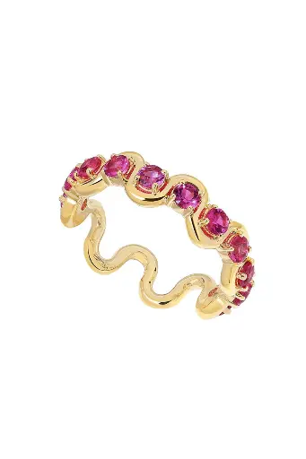 Edessa Pink Sapphire Eternity Ring