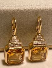 [CONSFJCIT18KYEAR] Citrine Earrings