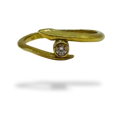 [RM-SNAKEDIARNG53] Snake Diamond Ring