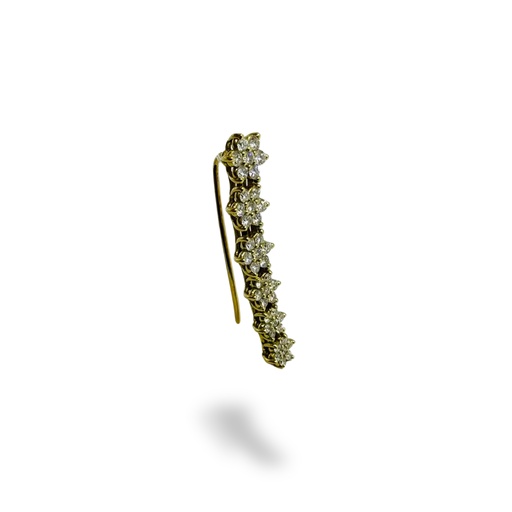 [RM-DIAFLWREAR] Diamond Flower Earring