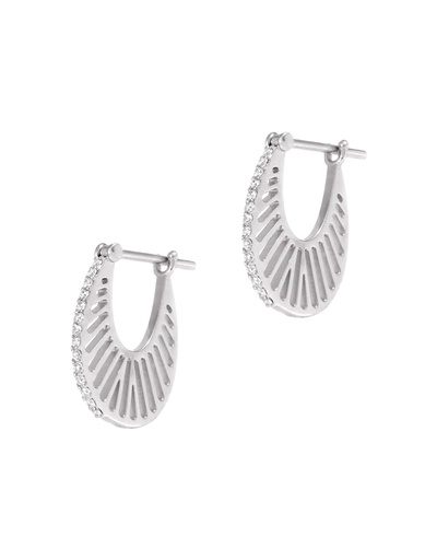 [LNFRH218KWDIAEAR] Flat Ray Hoops – Size 2