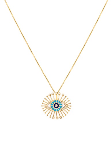 [LNTFEP18KYDIABLENEK20] The Flirt Eye Pendant