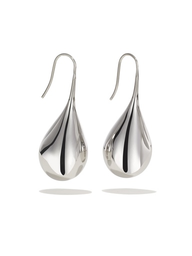 [BPLDSILEAR] Large Drope Earrings- Silver