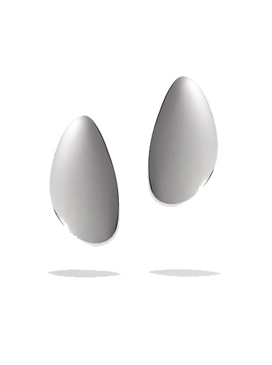 [BPSCUSILEAR] Sculptural Earrings Silver