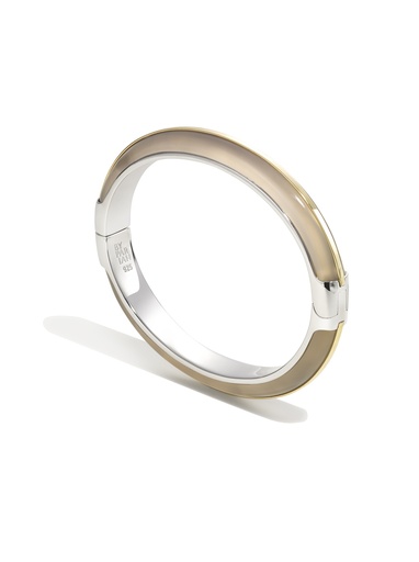 Essential Stacking Bangle Grey Agate