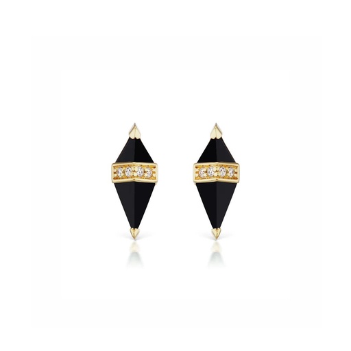 [SORPSBO18KYEAR] Pietra Studs - Black Onyx