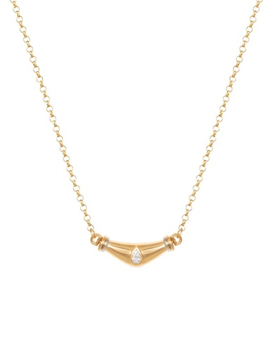  Diamond Pear Karma Necklace